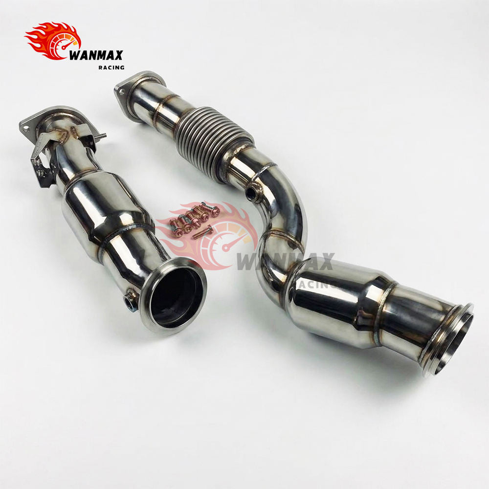 Mirror-Polished T304 Performance Downpipe Pair for BMW G80 M3/G82 G83 M4/G87 M2 S58 3.0L Turbo