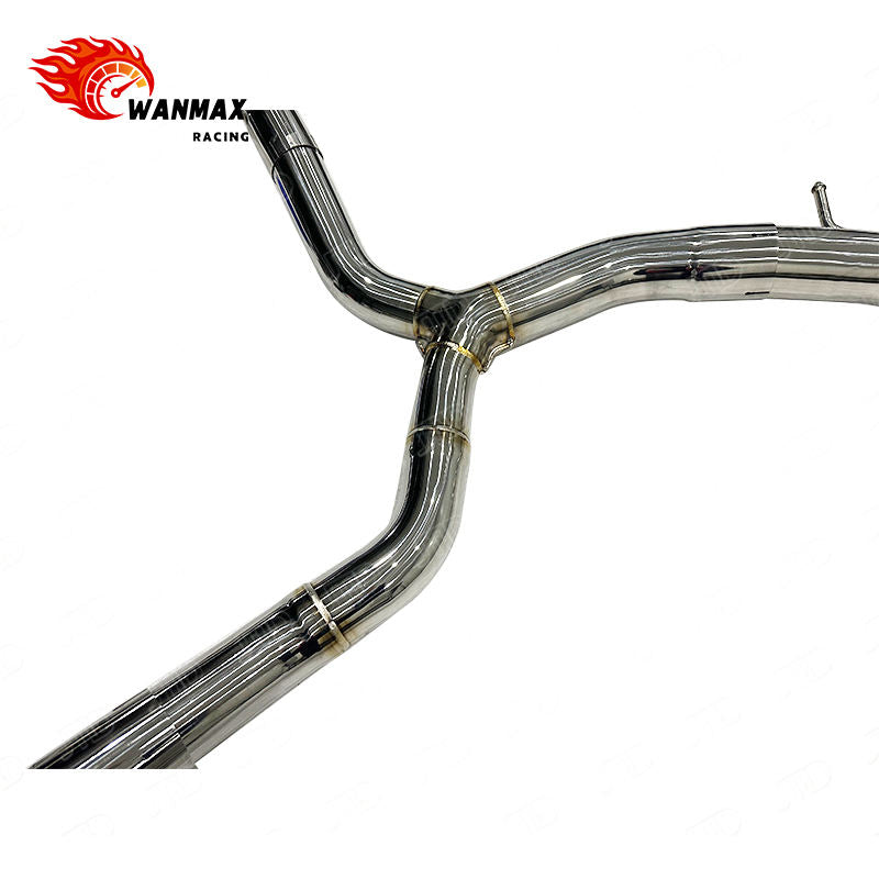 Mirror Polished 304 Stainless Steel Electronic Valved Exhaust System for Mercedes-Benz W206 C300 2.0T 2022+