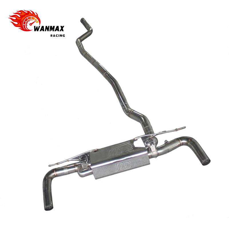 Mirror Polished SS304 Valved Catback Exhaust for BMW G12 740i B58 3.0L Turbo 2018