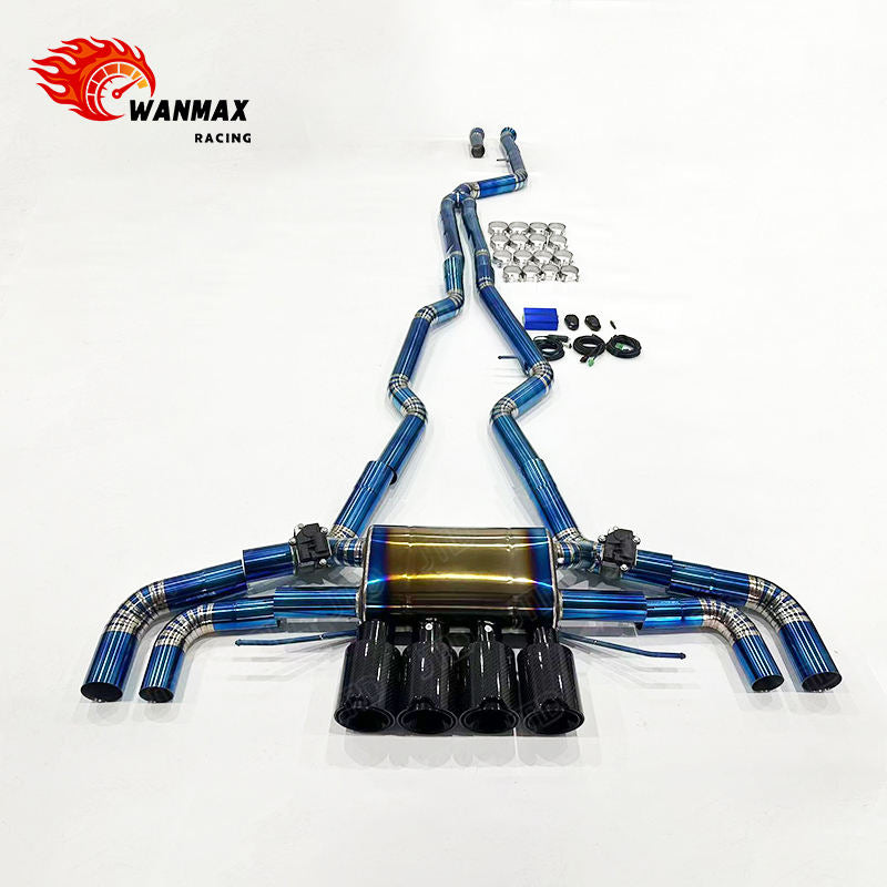 Titanium Valved Catback Exhaust for BMW M240i M340i G20 G28 G42 2022+ Electric Remote Control Sport Exhaust System