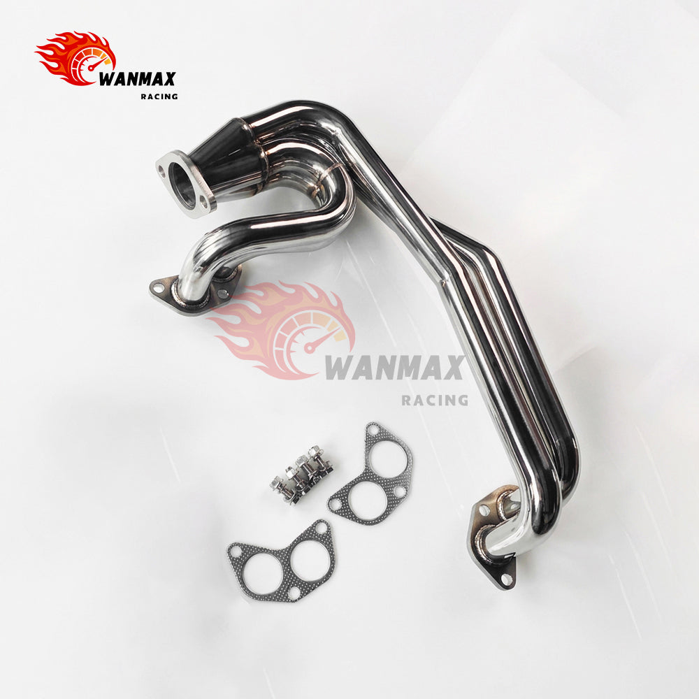 T304 Stainless Steel UEL 4‑1 Exhaust Header Manifold With 3 O2 Sensor Bungs For Toyota GT86 Subaru BRZ FA20 2.0L 2012‑2021