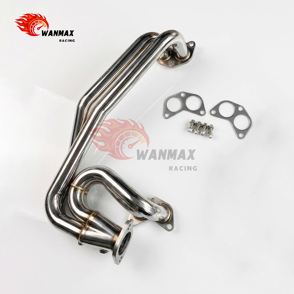 T304 Stainless Steel UEL 4‑1 Exhaust Header Manifold With 3 O2 Sensor Bungs For Toyota GT86 Subaru BRZ FA20 2.0L 2012‑2021