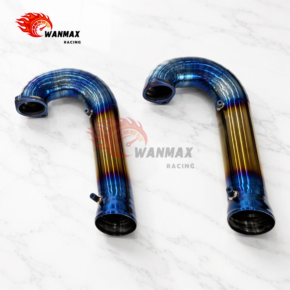 New Version Burnt Titanium Turbo Inlet Pipe Air Intake Tube for Honda Civic Type R FL5 & Acura Integra Type S DE5 2.0T