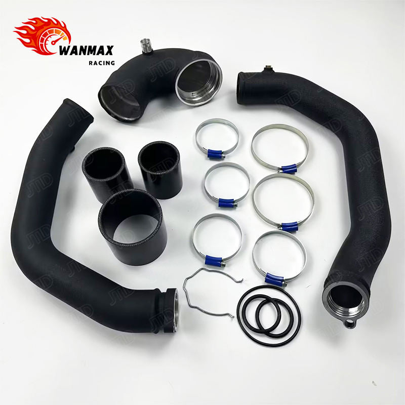 New Stock Aluminum Charge & Boost Pipe Kit for BMW S55 F80 M3 F82 F83 M4 3.0T Twin Turbo INT-BM-016T