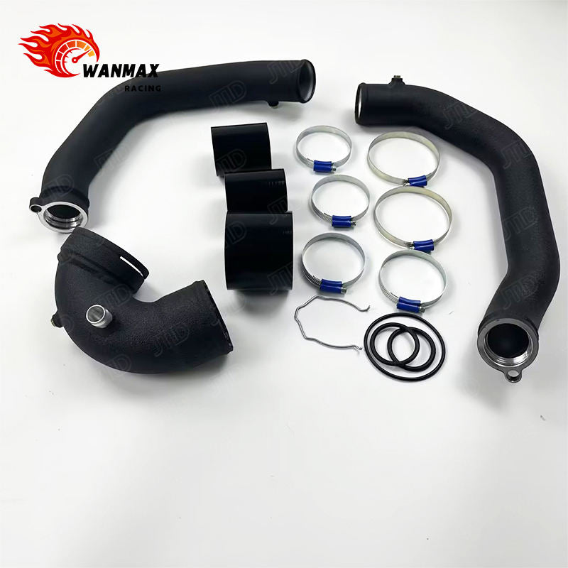 New Stock Aluminum Charge & Boost Pipe Kit for BMW S55 F80 M3 F82 F83 M4 3.0T Twin Turbo INT-BM-016T