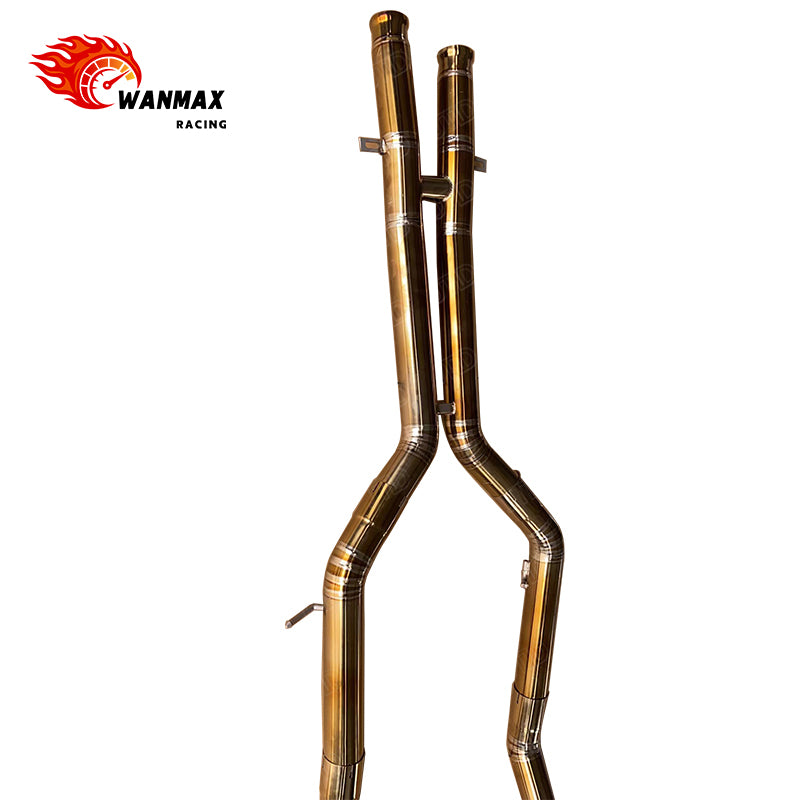 Titanium Valved Exhaust System Catback for Mercedes Benz AMG GT GTS C190 4.0T V8 Active Variable Muffler Performance Upgrades