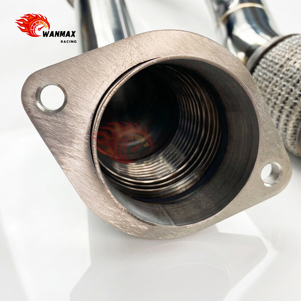 Mirror-Polished Catless Downpipe Set for BMW X3 M F97 X4 M F98 S58 3.0L