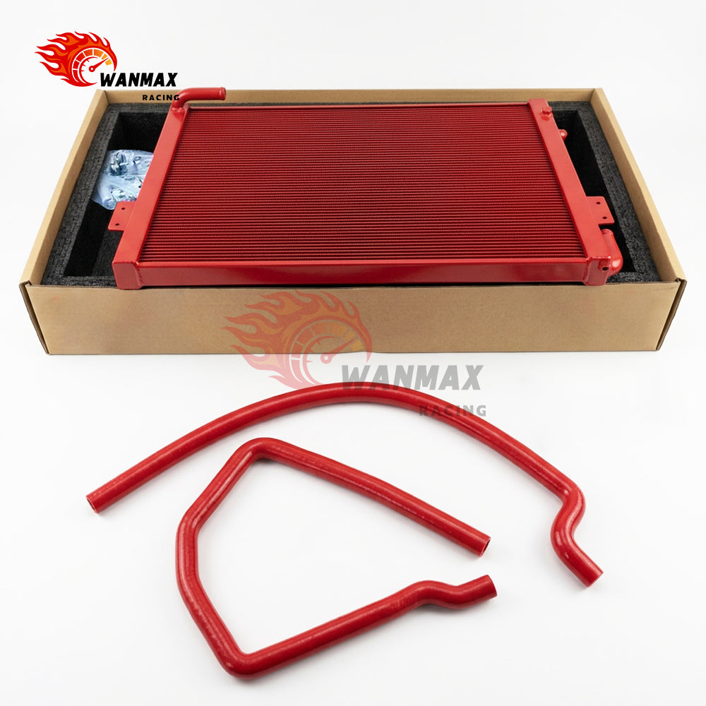 All Aluminum Water-to-Air Heat Exchanger Boost Cooler Kit for Audi A6 A7 C7 3.0 BiTDI Twin Turbo Diesel 2011-2018