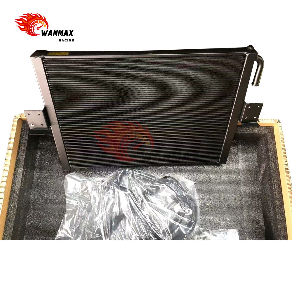 All Aluminum Water-to-Air Heat Exchanger Boost Cooler Kit for Audi A6 A7 C7 3.0 BiTDI Twin Turbo Diesel 2011-2018