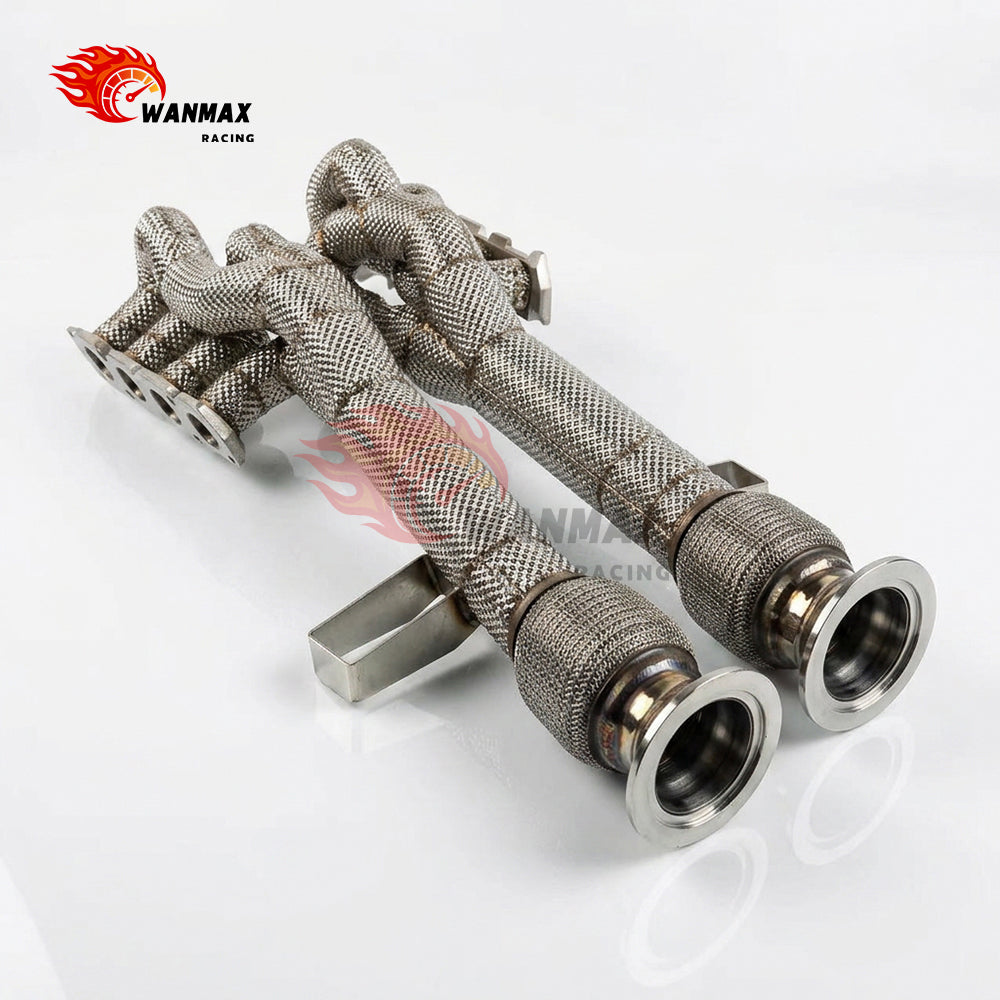 Equal-Length Long-Tube Exhaust Header Manifold for Audi R8 Typ42 4.2L FSI V8 BYH/CNDA 2007-2015