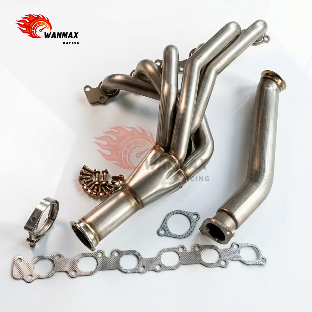 6-in-1 Long-Tube Exhaust Header Manifold for Toyota Land Cruiser 1FZ-FE 4.5L