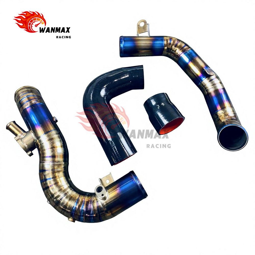 Heavy Duty Anti Leak Titanium Turbo Charger Pipe for VW Golf 8R GTI Clubsport MK8 EA888 Gen 4 Intake Piping Kit