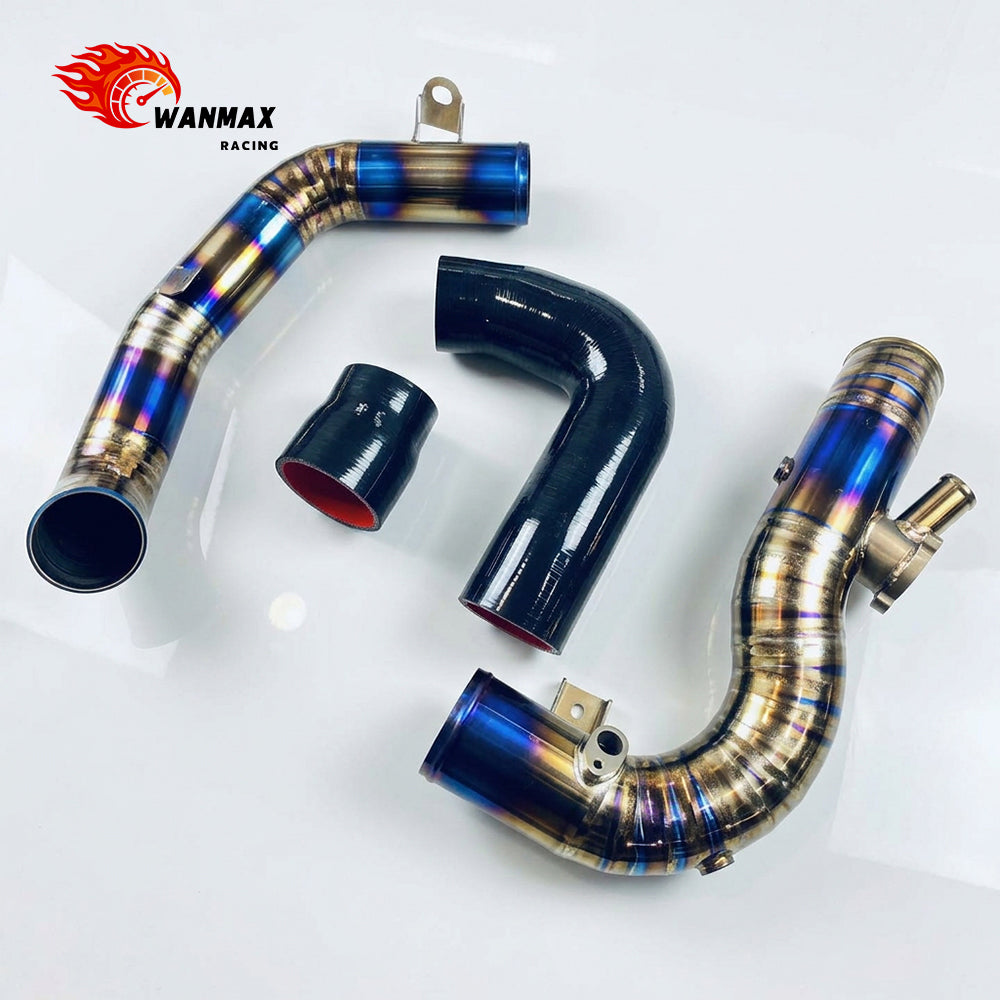 Heavy Duty Anti Leak Titanium Turbo Charger Pipe for VW Golf 8R GTI Clubsport MK8 EA888 Gen 4 Intake Piping Kit