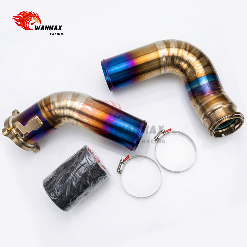 Burnt Blue Titanium Charge Pipe & Turbo Inlet Kit for BMW F-Chassis B48 120i 230i 320i 330i 430i 2.0T
